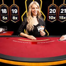 Studio live-dealer Casino Hold'em di kaisarslot88 dengan setup meja profesional